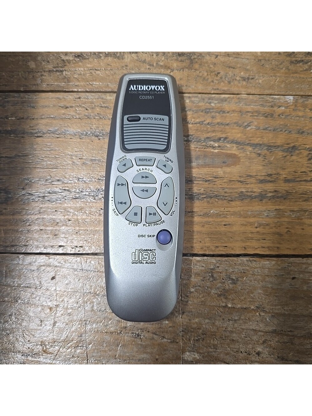 AUDIOVOX CD2551 Audio System Remote Control